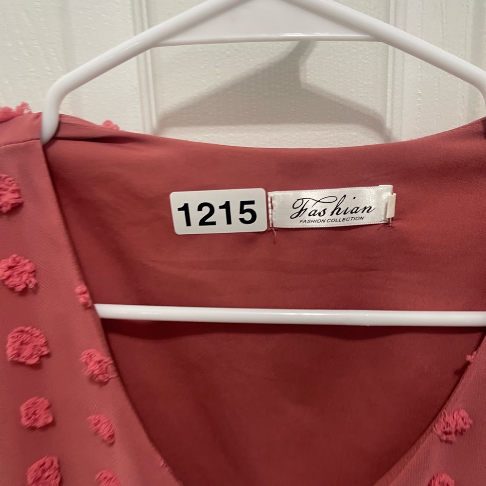 Fashian Collection Rose V-Neck Dress - Picture 3 of 10